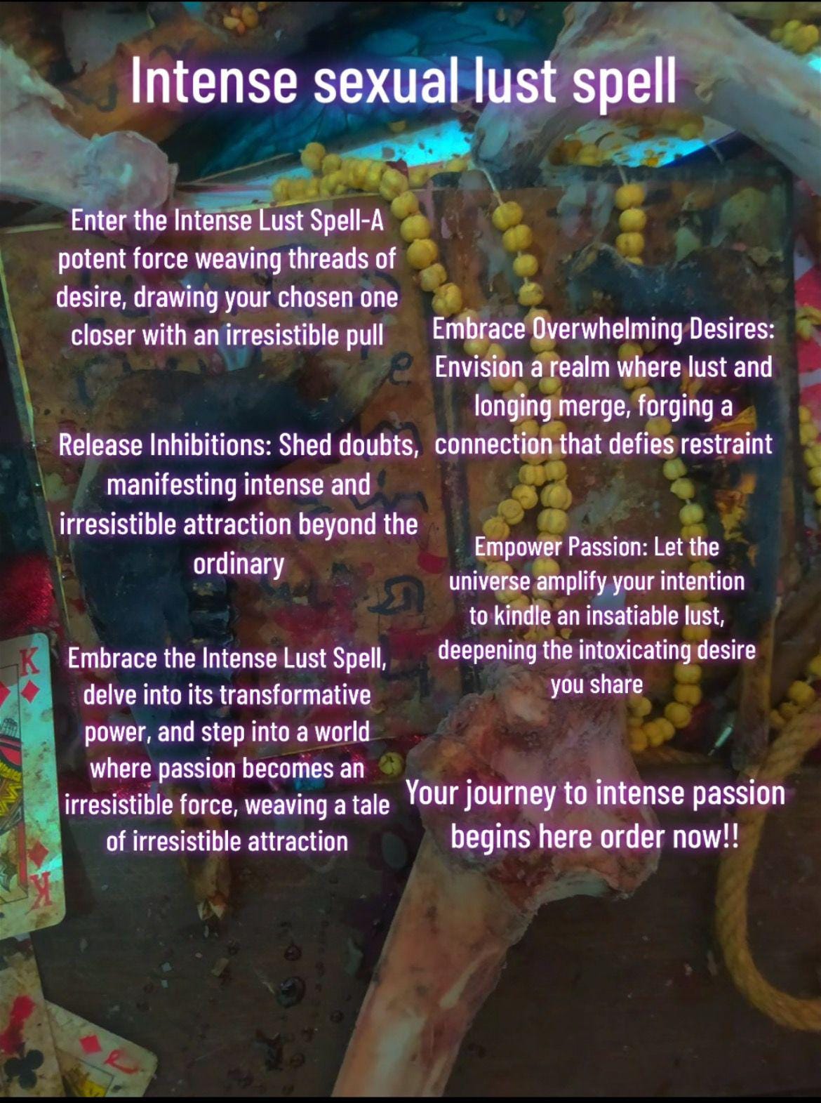 Lust and Sexuality Ritual: Increasing Passion, Unleashing Desires, Creating a Field of Sexual Attraction