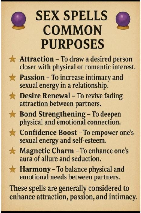 Lust and Sexuality Ritual: Increasing Passion, Unleashing Desires, Creating a Field of Sexual Attraction